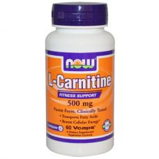 L-карнитин, 500 мг, 60 капсул