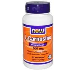 L-карнозин, 500 мг, 50 капсул от Now Foods