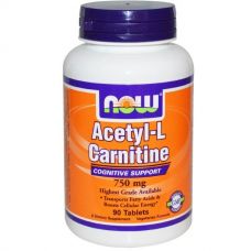 Ацетил-L-карнитин, 750 мг, 90 таблеток