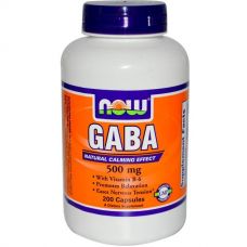 GABA, Естественный успокаивающий эффект, 200 капсул