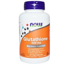 Глутатион, 500 мг, 60 капсул от Now Foods