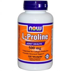 L-Proline, 500 мг, 120 капсул от Now Foods