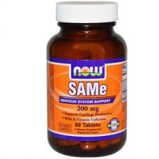 SAM-e (S-Adenosyl-L-Methionine), 200 мг, 60 таблеток