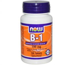 Тиамин B-1, 100 мг, 100 таблеток от Now Foods