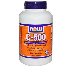 Витамин C-500, Аскорбат кальция-C, 250 капсул