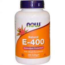 Витамин E400 с разными типами токоферола, 250 капсул