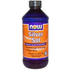 Гидрозоль серебра, Silver Sol, 237 мл от Now Foods