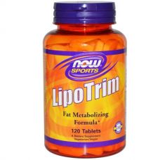 Липотропный фактор Спорт, Lipo Trim, 120 таблеток от Now Foods
