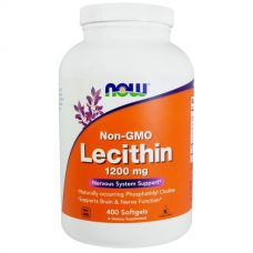 Лецитин без ГМО, 1200 мг, 400 капсул