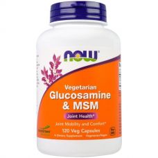Глюкозамин и метилсульфонилметан, 120 капсул от Now Foods