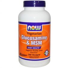 Глюкозамин и MSM, 240 капсул от Now Foods