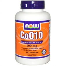 Коэнзим Q10, 100 мг, 180 капсул от Now Foods