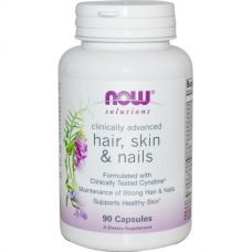 Витамины для кожи, волос и ногтей, 90 кап. от Now Foods