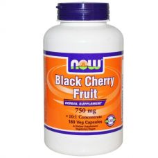 Черная вишня, 750 мг, 180 капсул от Now Foods