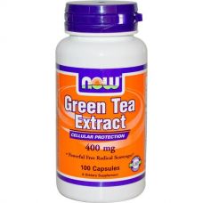 Экстракт зеленого чая, 400 мг, 100 капсул от Now Foods
