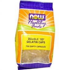 Продукты здорового питания, двойные "00" желатиновые капсулы, 750 пустых капсул от Now Foods