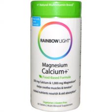 Магний и кальций+, 90 таблеток от Rainbow Light