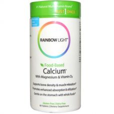 Кальций с магнием и витамином D3, 90 таблеток от Rainbow Light