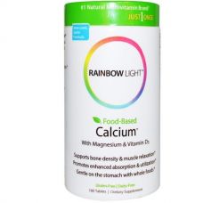 Пищевой кальций Just Once, 180 таблеток от Rainbow Light