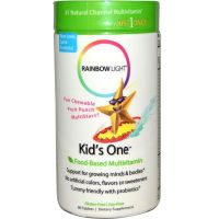 Мультивитамины для детей Kid's One, фруктовый пунш, 90 таблеток