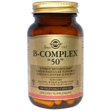 B-Complex "50", 100 капсул от Solgar