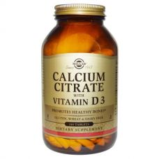 Цитрат кальция с витамином D3, 240 таблеток от Solgar