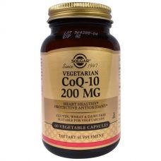 Коэнзим Q-10, 200 мг, 60 капсул от Solgar