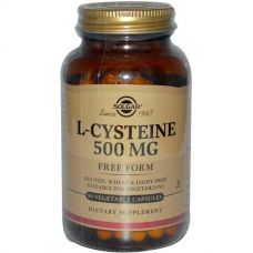 L-цистеин, 500 мг, 90 капсул от Solgar