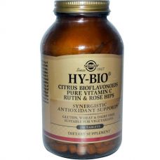 Цитрусовые биофлавоноиды Hy-Bio, чистый витамин C, рутин и шиповник, 250 таблеток