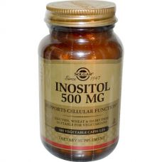 Инозитол, Inositol, 500 мг, 100 капсул
