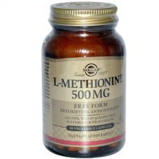 L-метионин, 500 мг, 90 капсул от Solgar