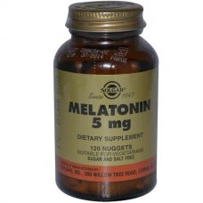 Мелатонин, 5 мг, 120 таблеток от Solgar