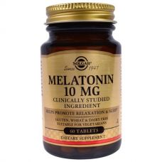 Мелатонин, 10 мг, 60 таблеток от Solgar
