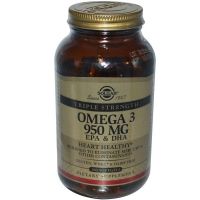 Рыбий жир, Омега 3 (Omega-3 EPA, DHA), 950 мг, 100 капсул