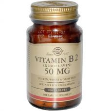 Витамин B2, 50 мг, 100 таблеток