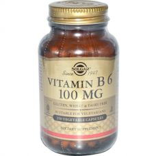 Витамин B6, 100 мг, 250 капсул