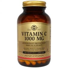 Витамин C, 1000 мг , 100 капсул от Solgar