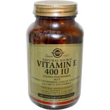 Витамин E, 400 ME, 100 капсул от Solgar