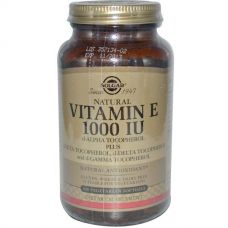 Витамин E, 1000 МЕ, 100 мягких капсул