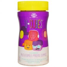 Мультивитамины и минералы для детей U-Cubes, 60 конфет от Solgar