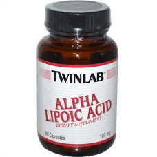Альфа-липоевая кислота, 100 мг, 60 капсул